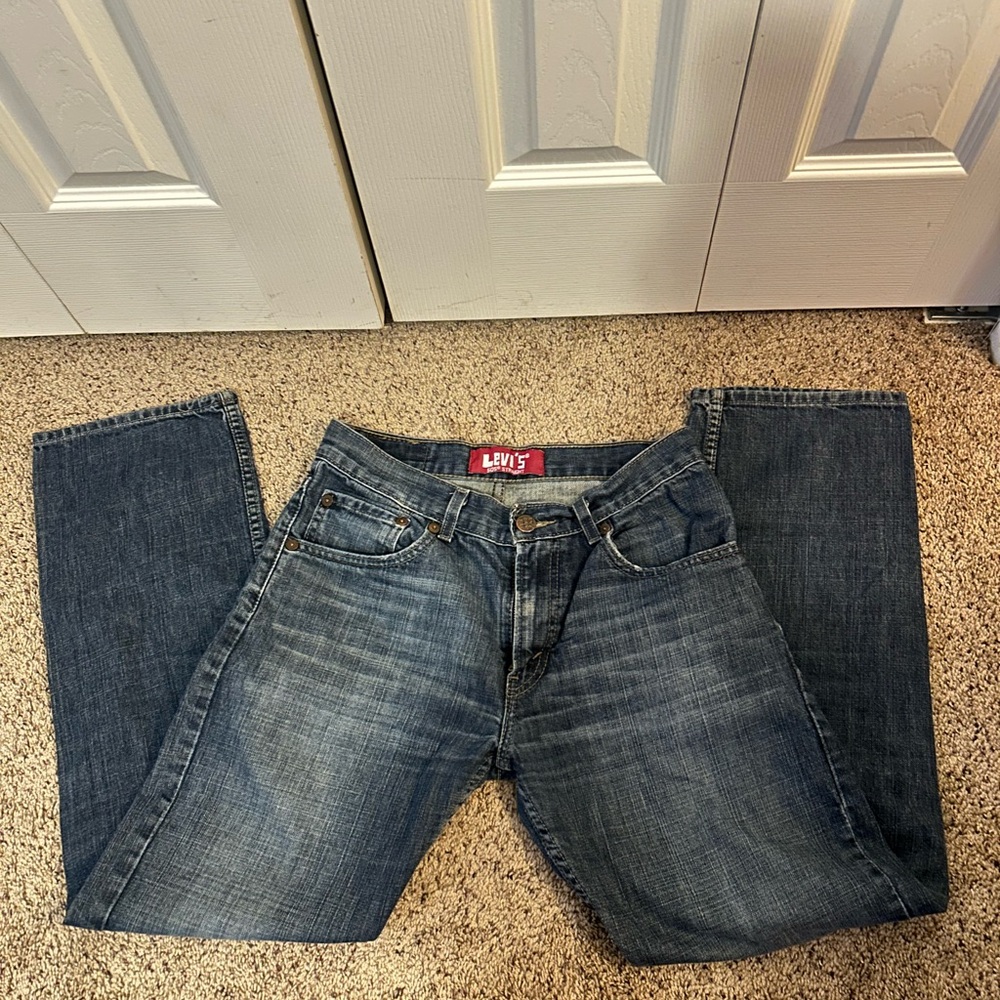 Vintage Levi's Women’s Straight Blue Jeans